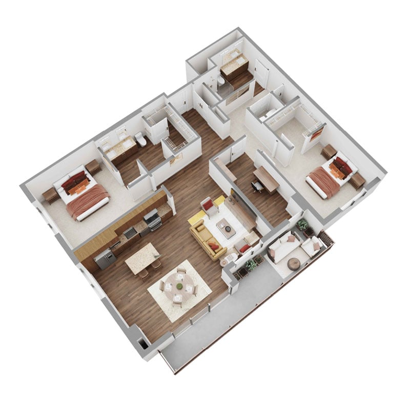 La Posada Pusch Ridge Bougainvillea Floor Plan