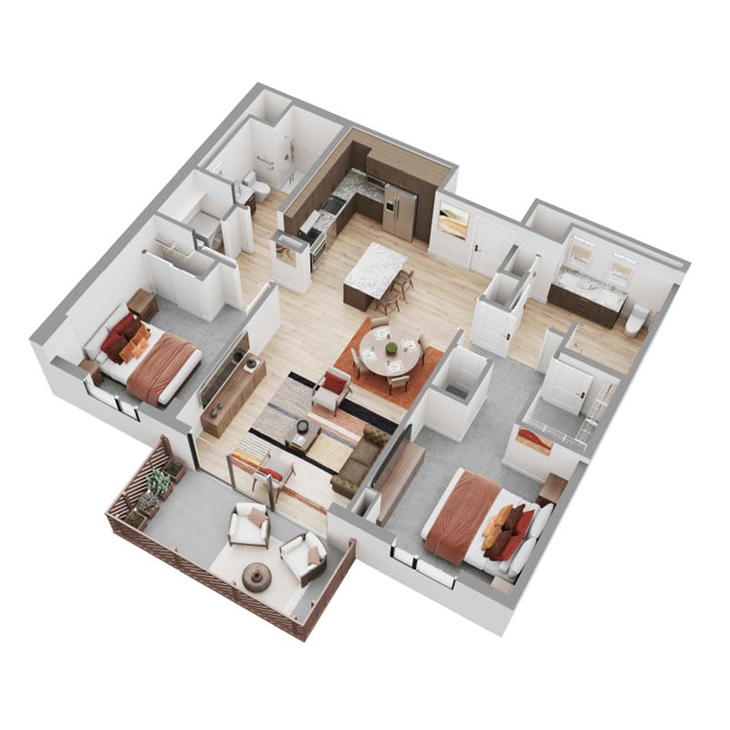 La Posada Pusch Ridge Larkspur Floor Plan