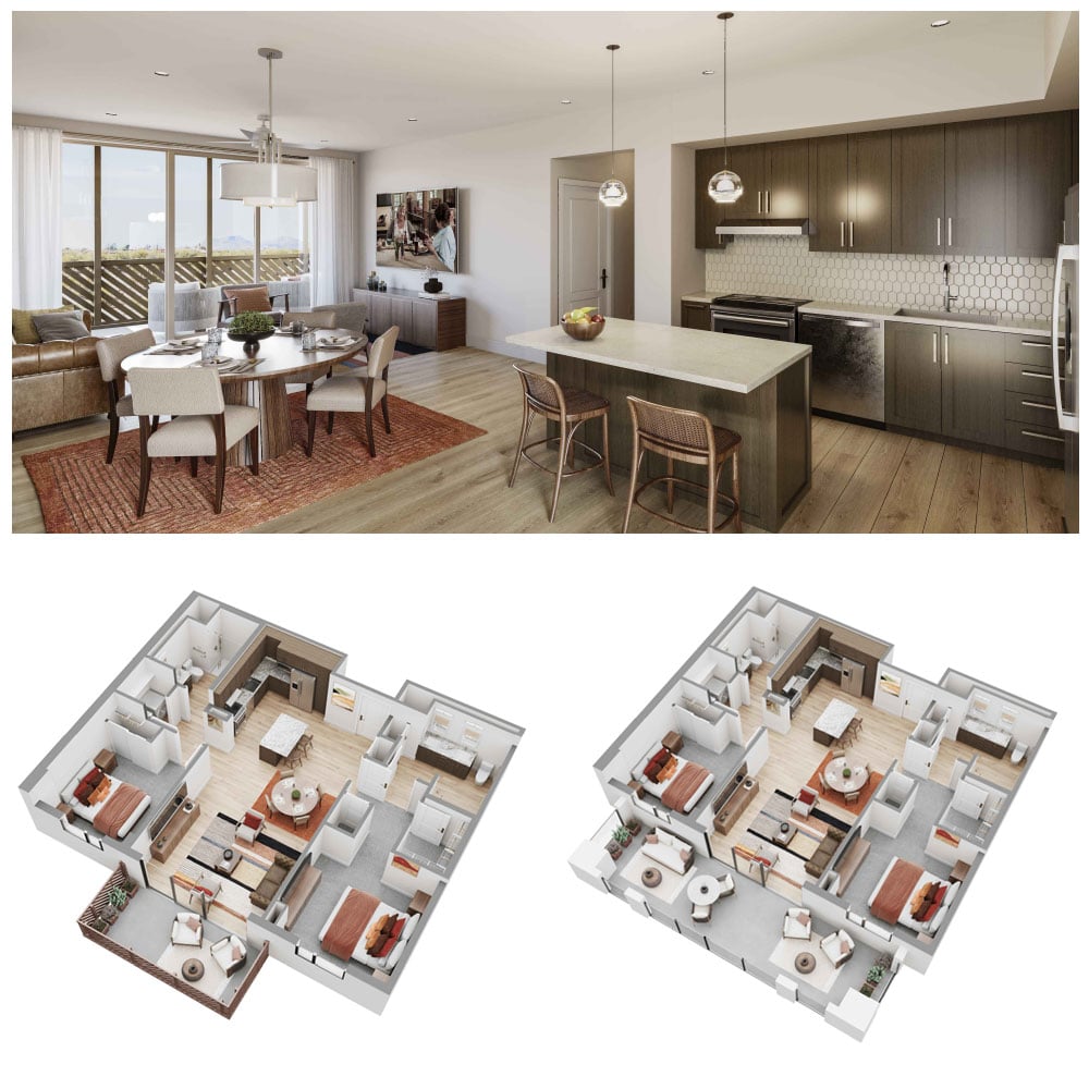 La Posada Pusch Ridge Larkspur Floor Plan