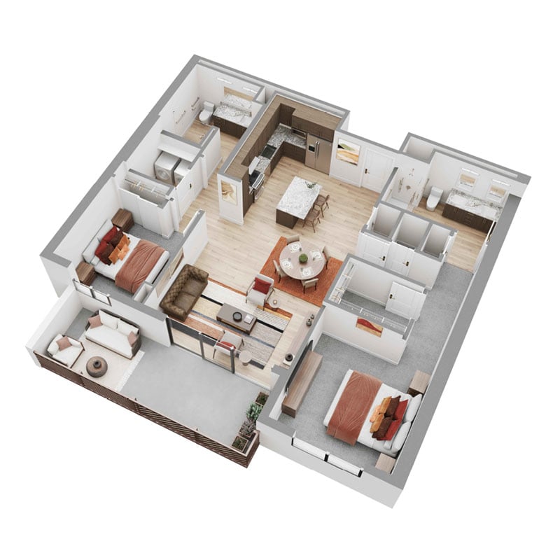 La Posada Pusch Ridge Lavender Floor Plan